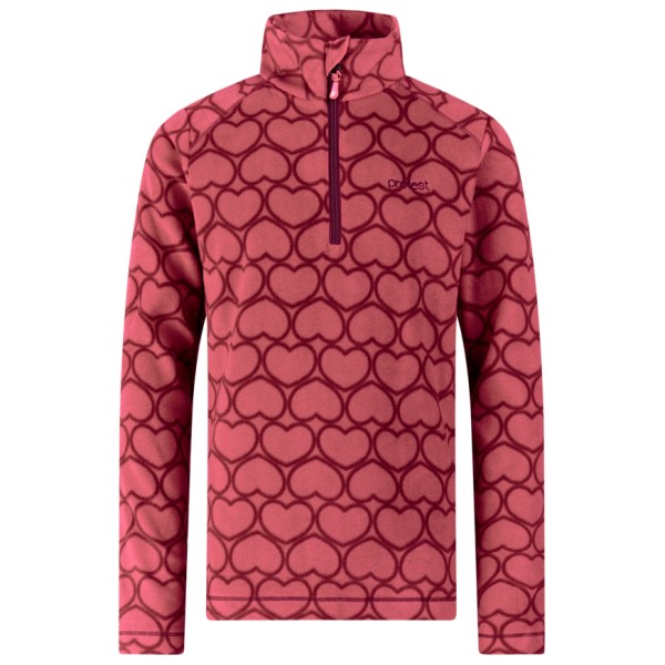 Protest Kid’s PRTRemissy 1/4 Zip Active Top Fleecetrui Rood