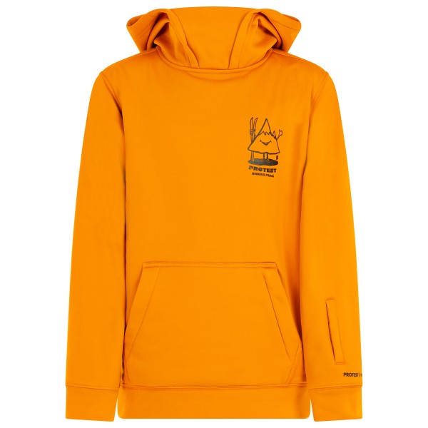 Protest PRTTincan Windblocker Hoody Fleecepullover Kinder (Gr 116 |orange)