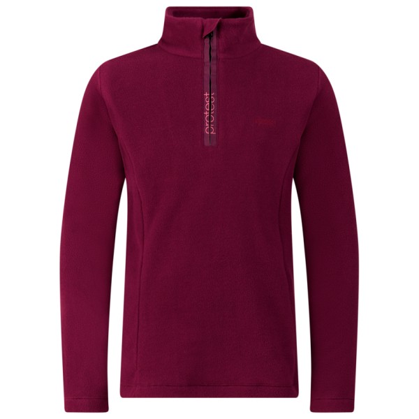 Protest Kid’s PRTRemutey 1/4 Zip Active Top Fleecetrui purper Rood
