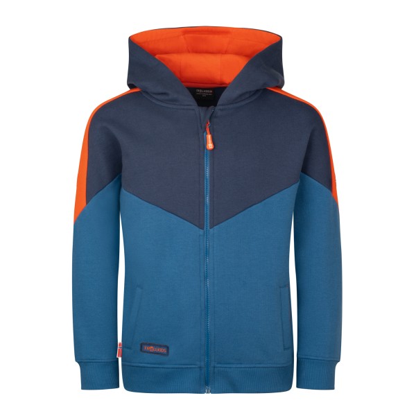Trollkids Flekkefjord Jacket Sweat- & Trainingsjacke Kids (Gr 152 |blau)