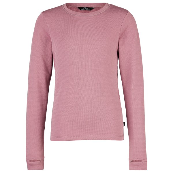 Stoic – Kid’s MerinoSoft245 TuleboSt. L/S – Merinoshirt maat , Roze