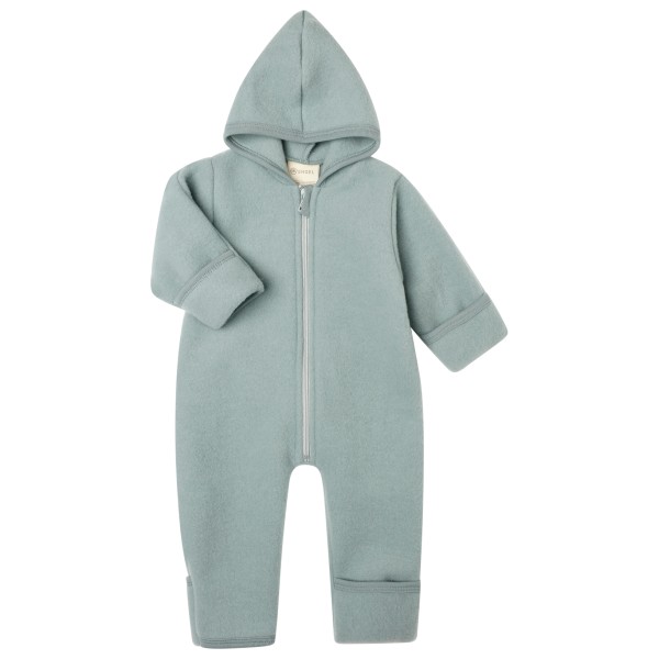 Engel Baby-Overall mit Kapuze und Reißverschluss Overall Bergblau Melange