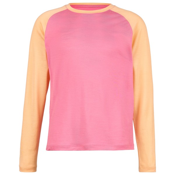 Heber Peak MerinoCool165 EvergreenHe. L/S Merinoshirt Kids (Gr 152 |rosa)