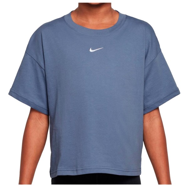 Nike - Girl's NSW Tee Boxy Essential LBR - Funktionsshirt Gr S blau