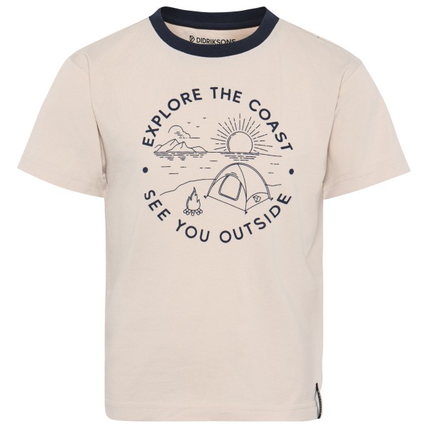 Didriksons Mynta T-Shirt 4 T-Shirt Kinder Wandern (Gr 80 |beige)
