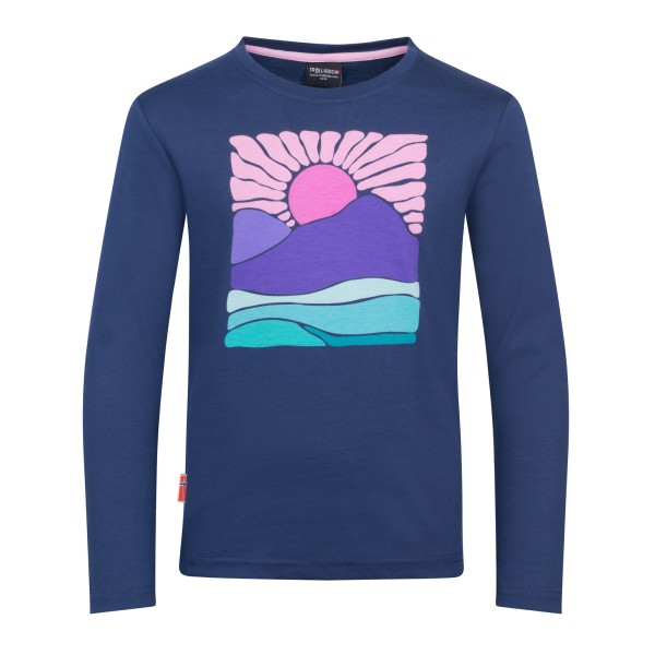 Trollkids Girl’s Falketind Longsleeve Longsleeve Blauw