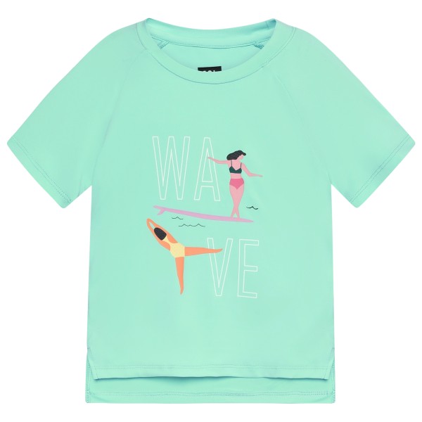 Color Kids T-Shirt with Print S/S Funktionsshirt Kinder (Gr 116 |türkis)
