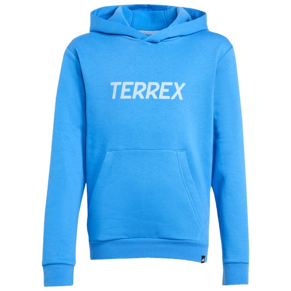 adidas Terrex MT Logo Hoodie Kids (Gr 164 |blau)