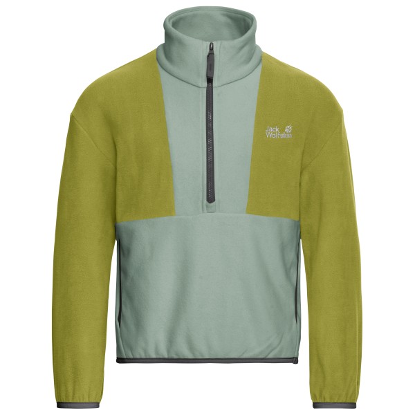 Jack Wolfskin - Kid's Colorblock Taunus Halfzip - Fleecepullover Gr 152 oliv