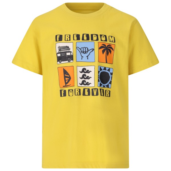 ZIG ZAG – Kid’s Beachtime S/S T-Shirt – T-shirt maat , Geel