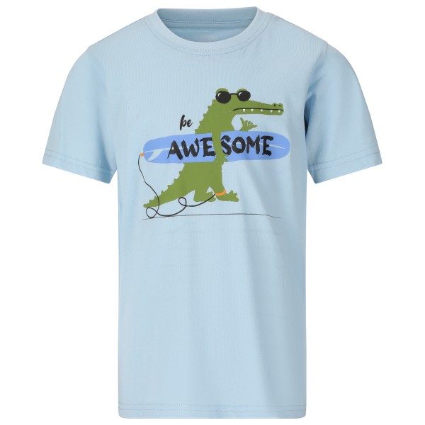 T-Shirt ZIG ZAG Tommi S/S T-Shirt Kinder (Gr 92 |blau/grau)