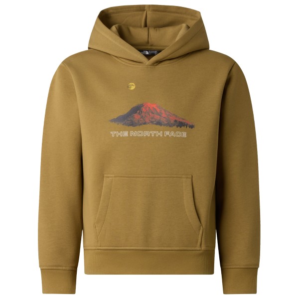 Hoodie The North Face Mountain Night Relaxed Hoodie Jungen (Gr S |braun)