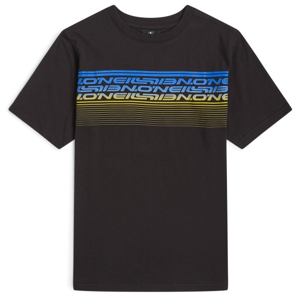 ONeill Logo Stripe T-Shirt T-Shirt Kinder (Gr 140 |schwarz)