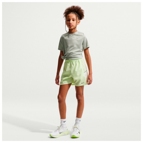 Nike Dri-Fit Miler S/S Top Funktionsshirt Kids (Gr M |weiß)