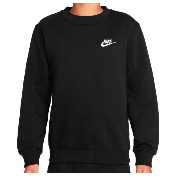 Nike NSW Club Fleece Crew L/S Longsleeve Kinder (Gr S |schwarz)