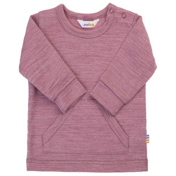 Joha Kid’s Blouse L/S with Belly Pockets Merinotrui Roze