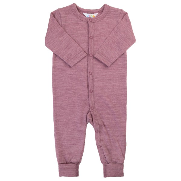 Joha Kid’s Wool Jumpsuit With 2in1 Foot Overall Roze