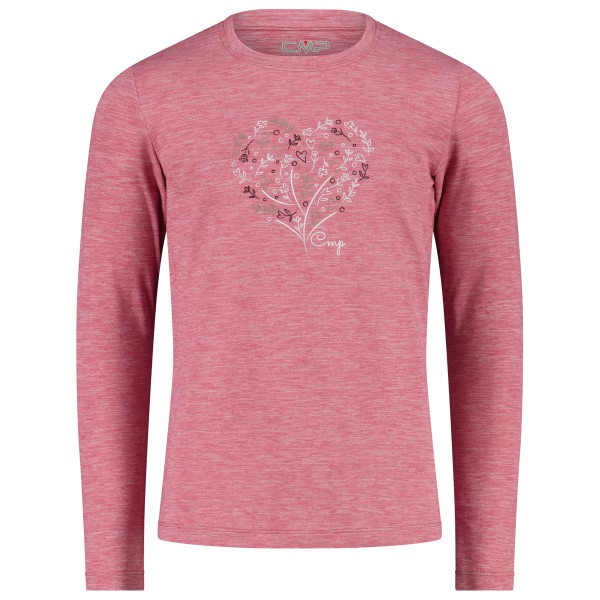 CMP Girl’s T-Shirt 36N2895 Longsleeve Roze