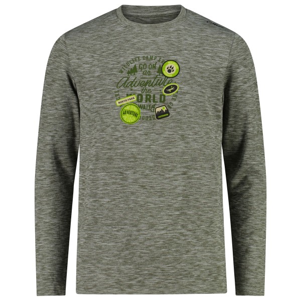 CMP Kid’s T-Shirt 36N2884 Longsleeve Olijfgroen