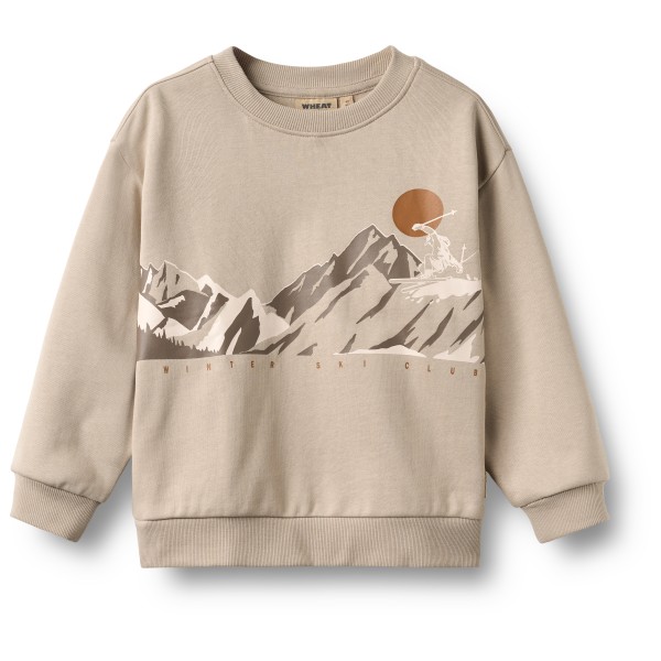 WHEAT Kid’s Sweatshirt L/S Ellis Print Trui Beige