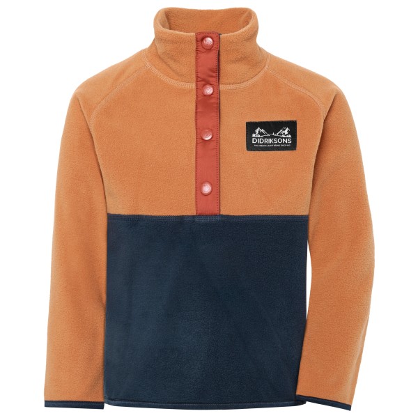 Didriksons Kid’s Monte Half Button Fleecetrui Oranje