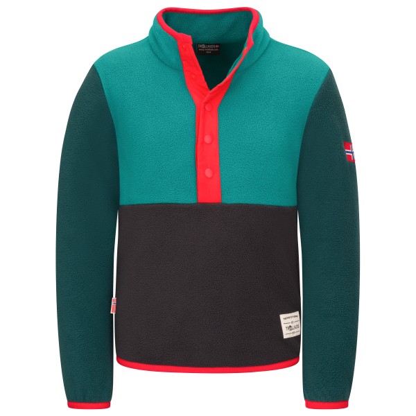 Trollkids Kid’s Flekkefjord Half Zip Fleecetrui meerkleurig Multicolor