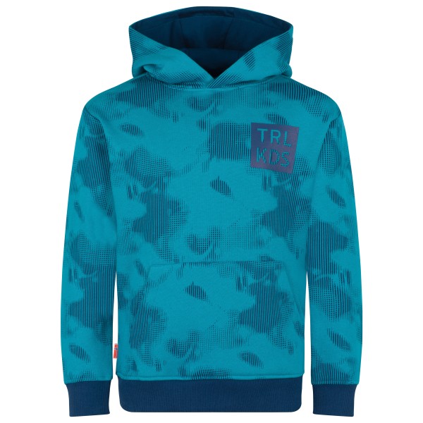 Trollkids Kid’s Lifjell Sweater Hoodie turkoois Turquoise