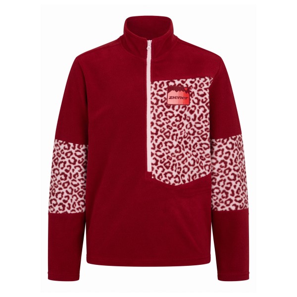 Ziener Kid’s Jamino-Z Fleecetrui Rood