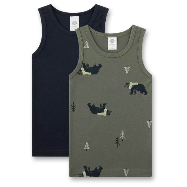 Sanetta - Kid's DP Cotton Top - Top Gr 128 oliv