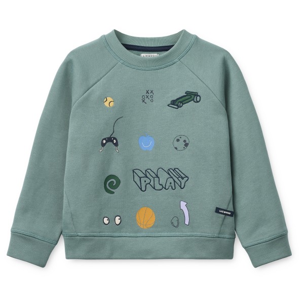LIEWOOD – Kid’s Orson Sweatshirt – Trui maat , turkoois Turquoise