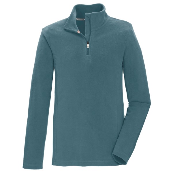killtec Boy’s Ksw 139 Fleece Shirt Fleecetrui turkoois Blauw