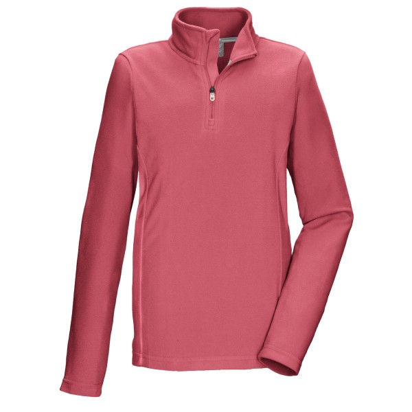 killtec Girl’s Ksw 138 Fleece Shirt Fleecetrui Rood
