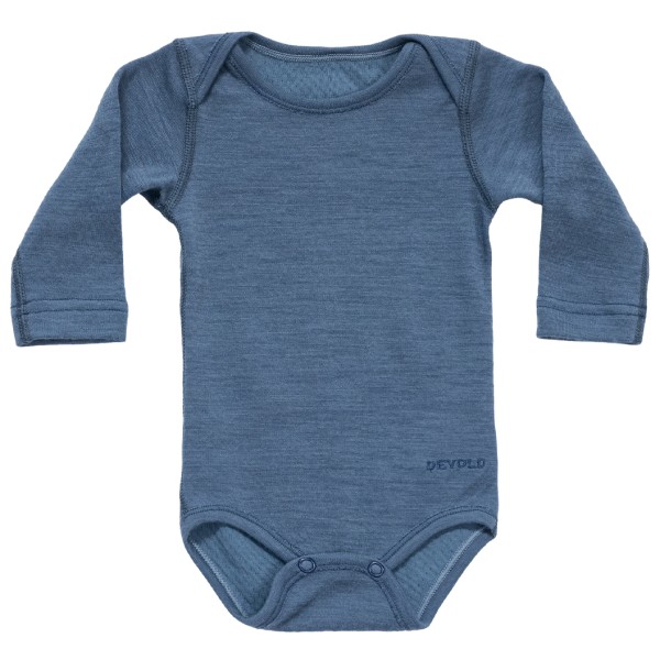 Devold Baby’s Duo Active Merino Body Overall Blauw