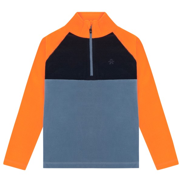 Color Kids Kid’s Fleece Pulli Colorblock Fleecetrui Blauw