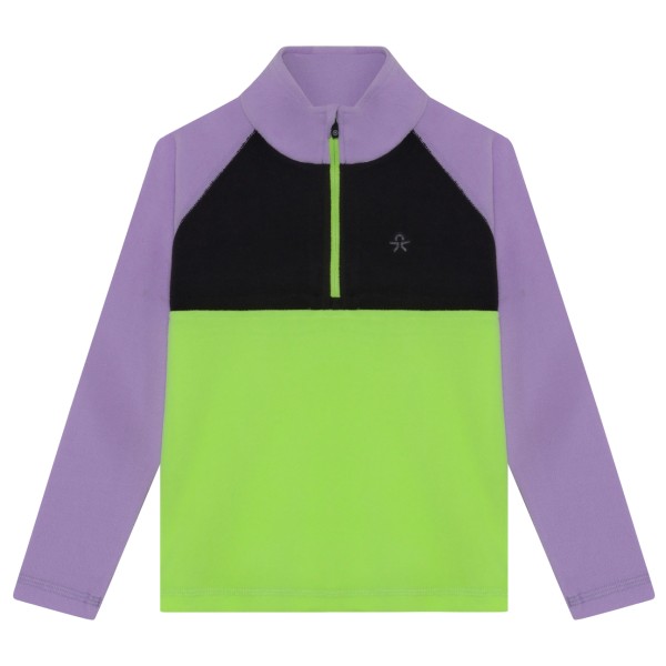 Color Kids Kid’s Fleece Pulli Colorblock Fleecetrui Groen
