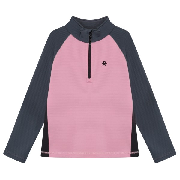 Color Kids Kid’s Fleece Stretch Colorblock Fleecetrui Roze
