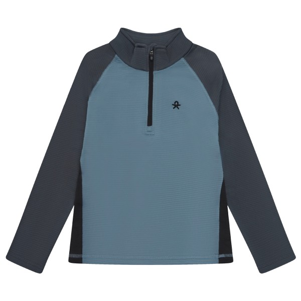 Color Kids Kid’s Fleece Stretch Colorblock Fleecetrui Grijs