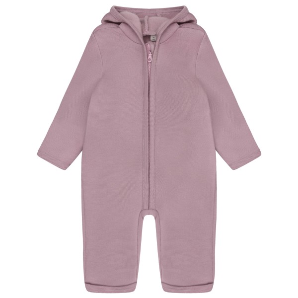 Huttelihut Kid’s Pram Suit Wool Brushed Inside Overall Roze