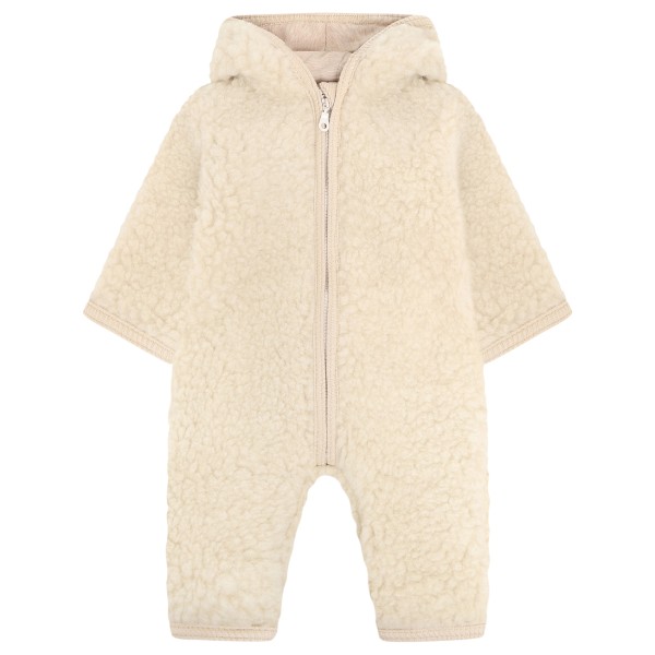 Huttelihut Kid’s Pram Suit Wool Teddy Lining Overall Beige