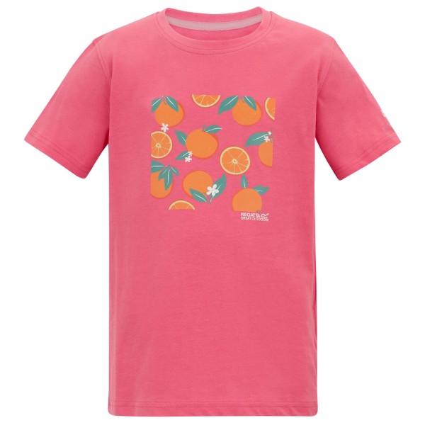 Regatta Bosley T-Shirt Kinder Camping (Gr 3-4 Years |rosa)