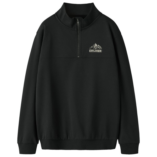 Name it Kid’s L/S Sweat Half Zip Trui Zwart