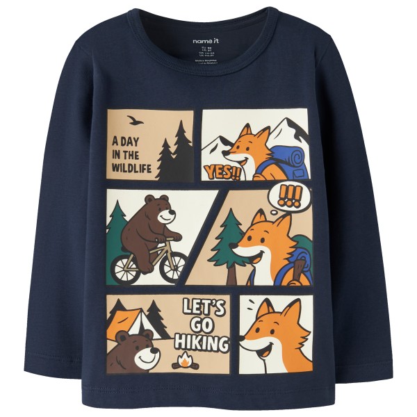 Name it Kid’s Oswalde L/S Top Longsleeve Blauw