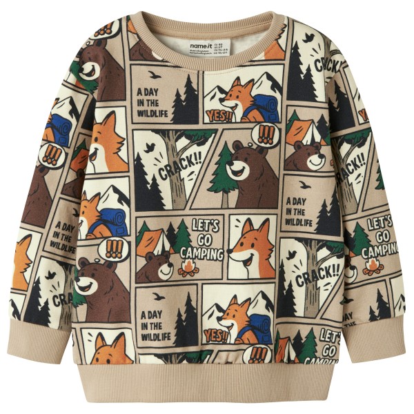 Name it Kid’s Oswaldy L/S Sweatshirt Trui Beige