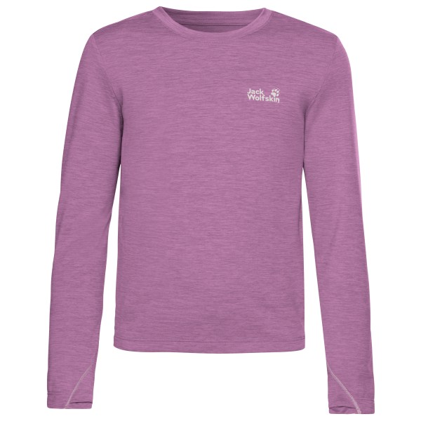 Jack Wolfskin Kid’s Trail L/S Sportshirt Roze