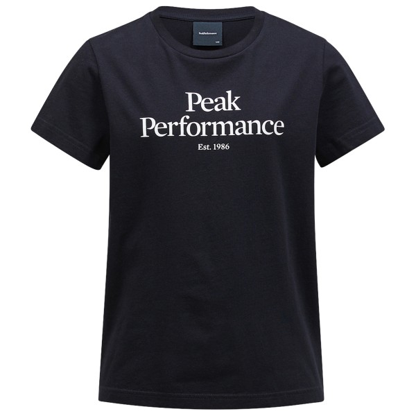 Peak Performance Kid’s Junior Original Tee T-shirt Zwart