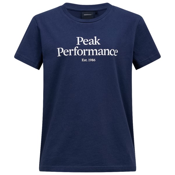 Peak Performance Kid’s Junior Original Tee T-shirt Blauw