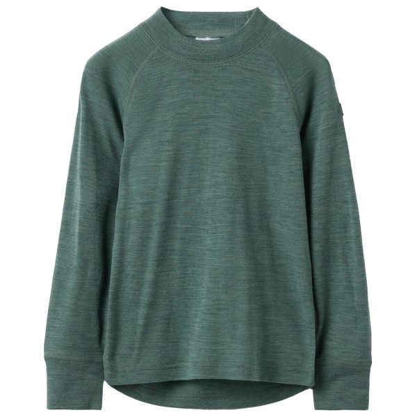 PO. P Kid’s Wool Top Merinoshirt Dark Forest Melange