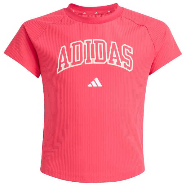 adidas Girl’s Sport Seasonals Collegiate Typography Tee T-shirt Roze