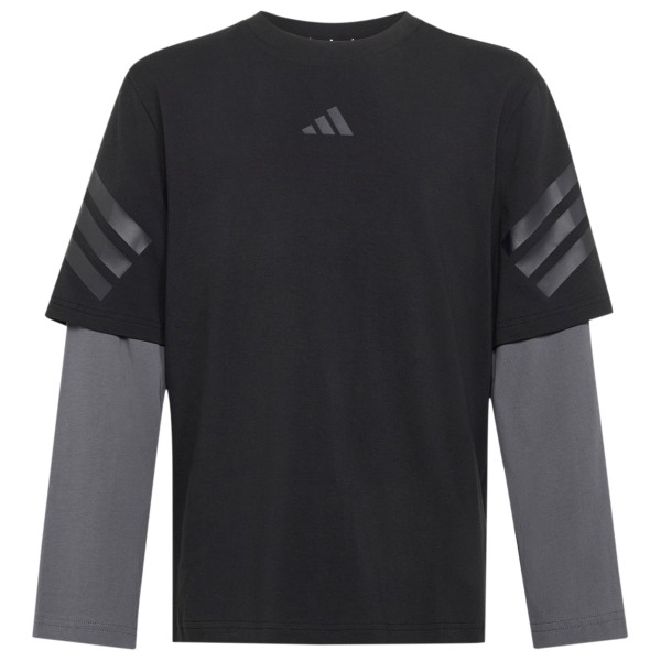 adidas Kid’s Future Icons 2-In-1 Long Sleeve T-Shirt Longsleeve Zwart