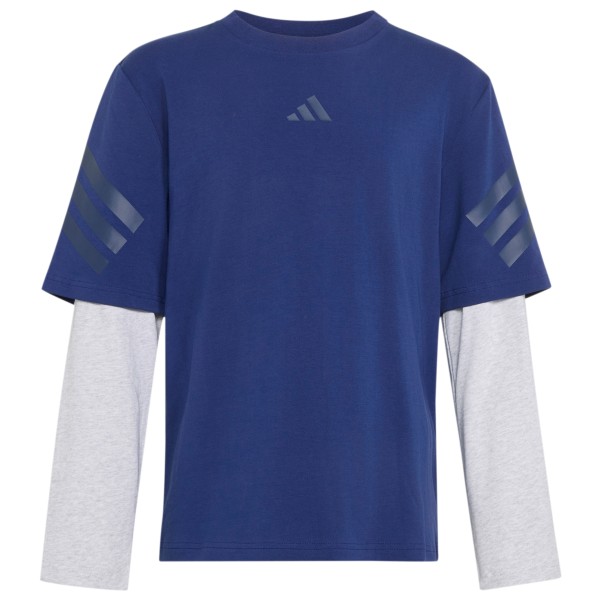 adidas - Kid's Future Icons 2-In-1 Long Sleeve T-Shirt - Longsleeve Gr 128 blau